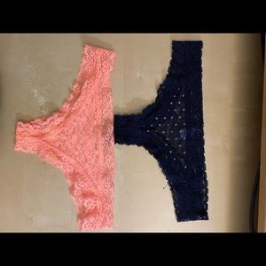 AERIE THONG AND CHEEKY PANTIES